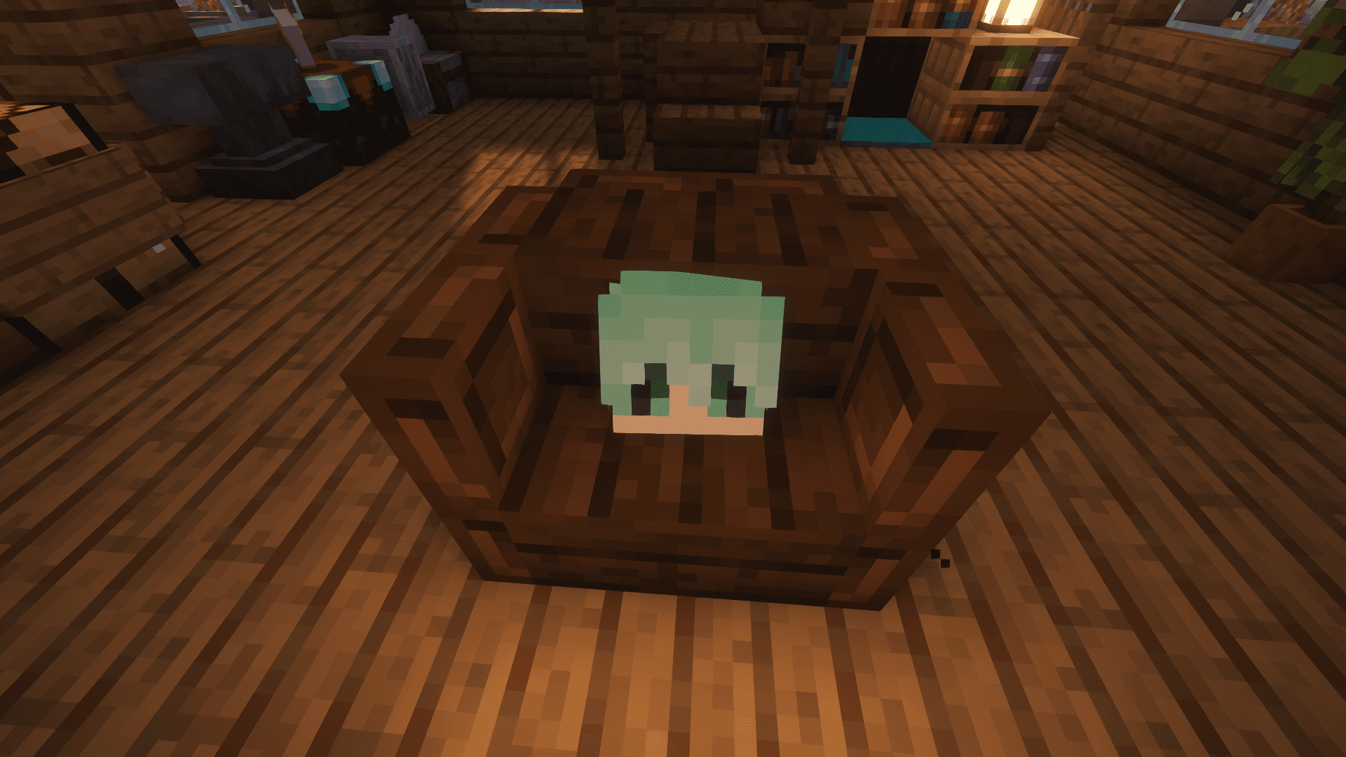 PlaywithK steckt im Stuhl fest