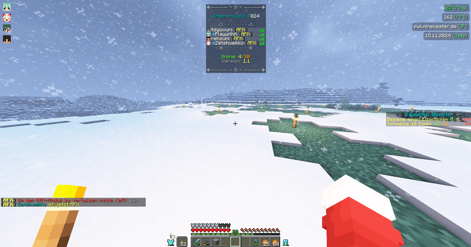 Ganzer Server einfach AFK