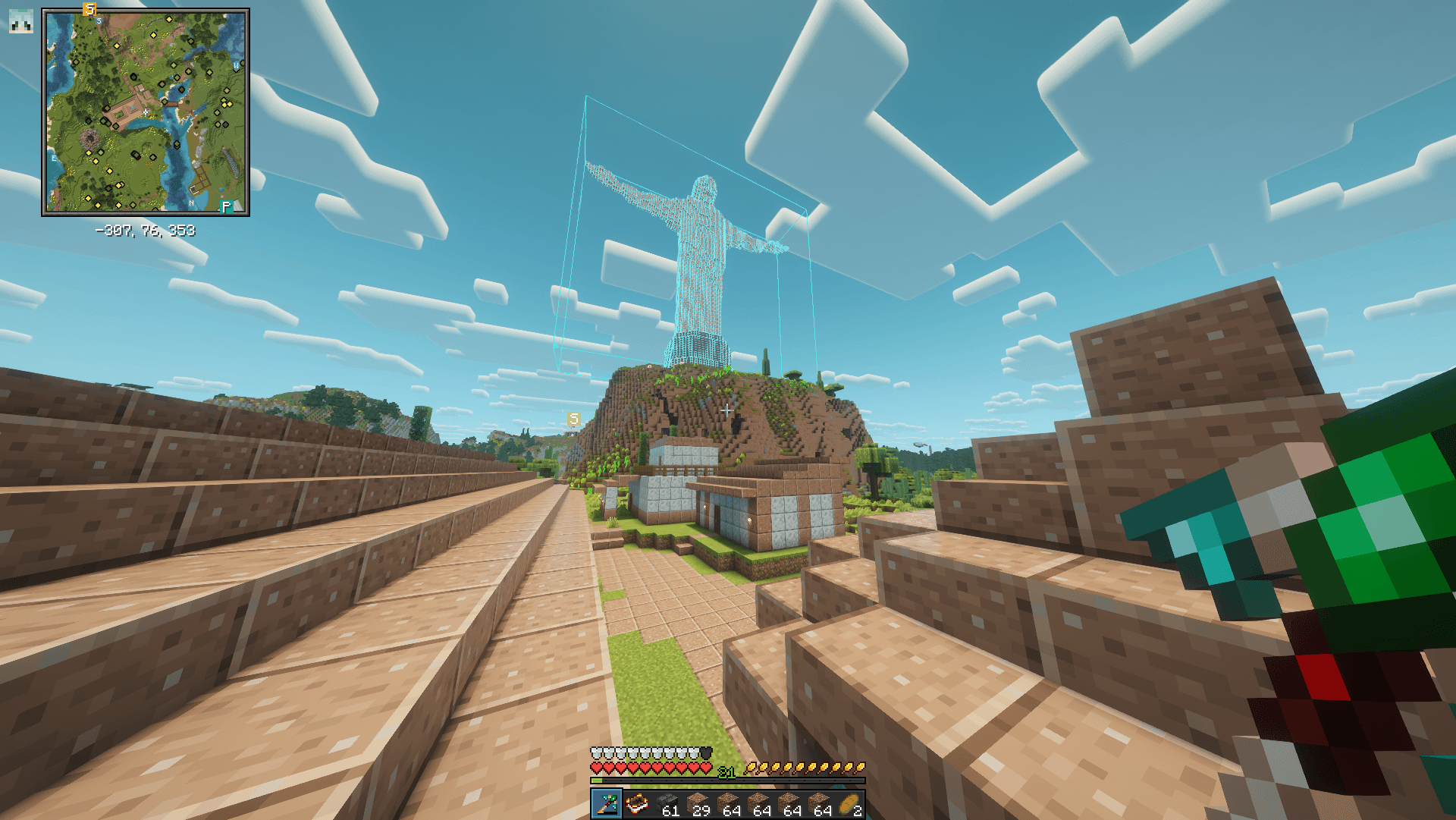 Schematic von Cristo Redentor