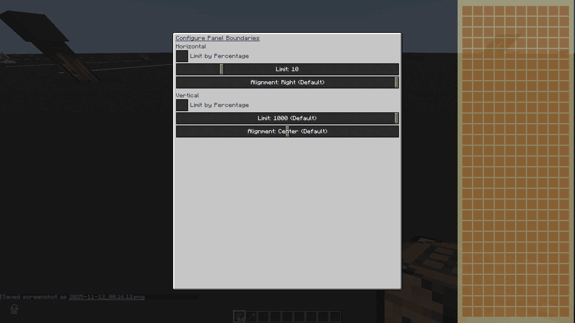 REI Menügröße ändern